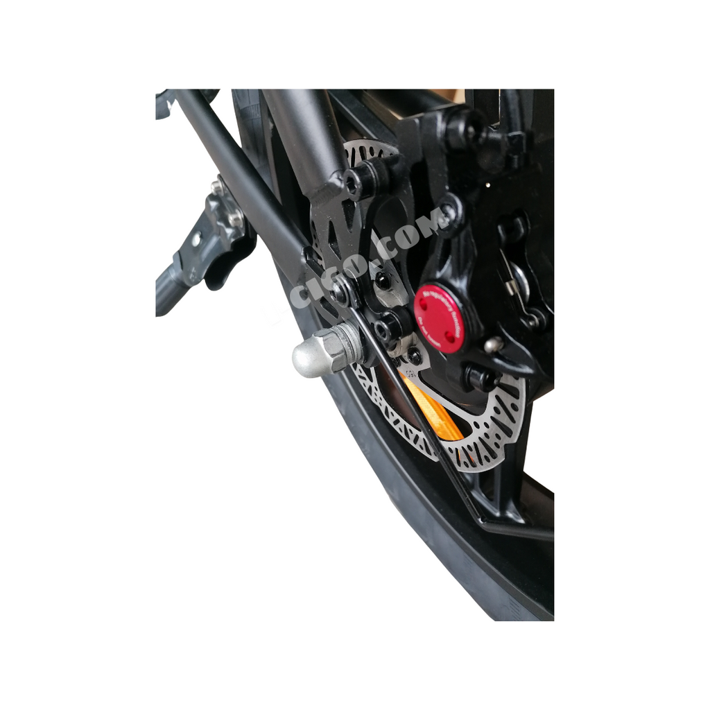 E-Fatbike -OUXI V8 / H9 elektrische sport line offroad E-Fatbike met 20inch banden 48V15ah-Zwart/bruin