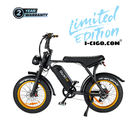 Limited Edition - OUXI V8 - E-Fatbike met 20inch banden -  gekleurde velgen -  48V15ah