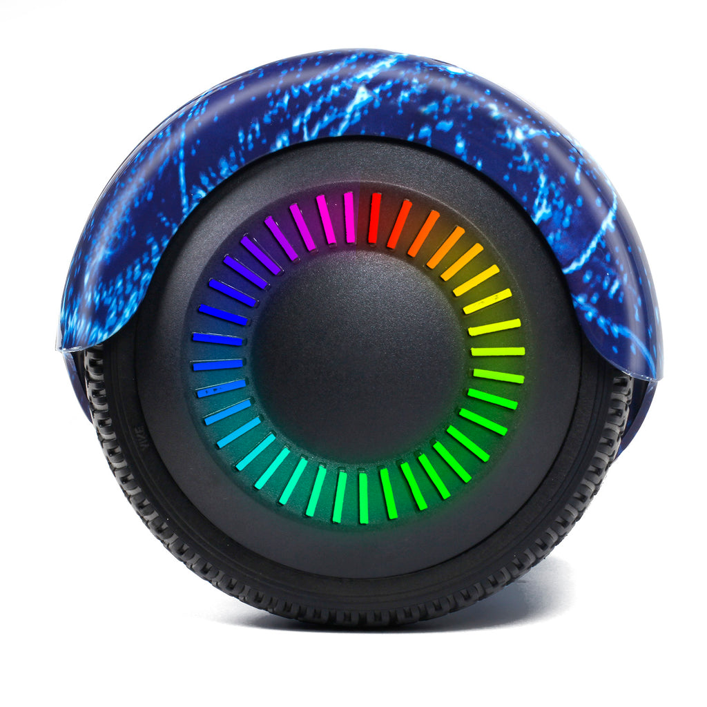 I-CIGO – Flying ant - hoverboard 6.5inch - Bluetooth speaker - Led verlichtingen - Flits wielen -Starry sky blauw