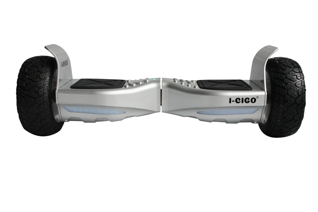 I-CiGo Hoverboard - Off road 8,5 inch - Samsung Accu - Taotao moederbord,(Zilver)