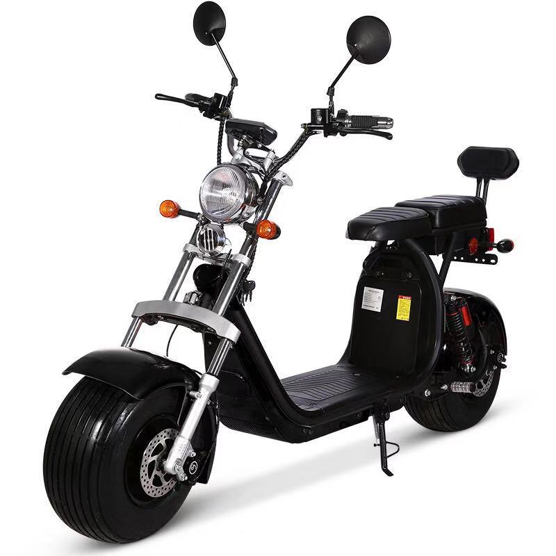 I-CIGO - Elektrische scooter citycoco CP-1 (40ah) Mate zwart